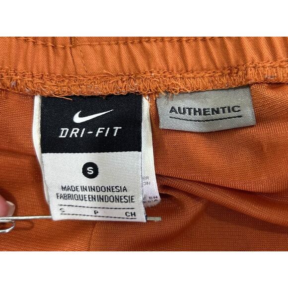 Nike Texas Longhorns Dark Orange White Basketball Shorts Perforated Sides Small - Picture 4 of 6